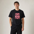 Anagram Pink T-Shirt in black and pink