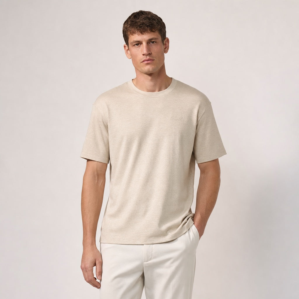 My-T Classic T-Shirt in black, beige, white, blue and navy