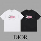 Splash Logo T-Shirt in black and pink