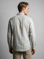 Blue/Cream Stripe / S, Blue/Cream Stripe / M, Blue/Cream Stripe / L, Blue/Cream Stripe / XL, Blue/Cream Stripe / 2XL,