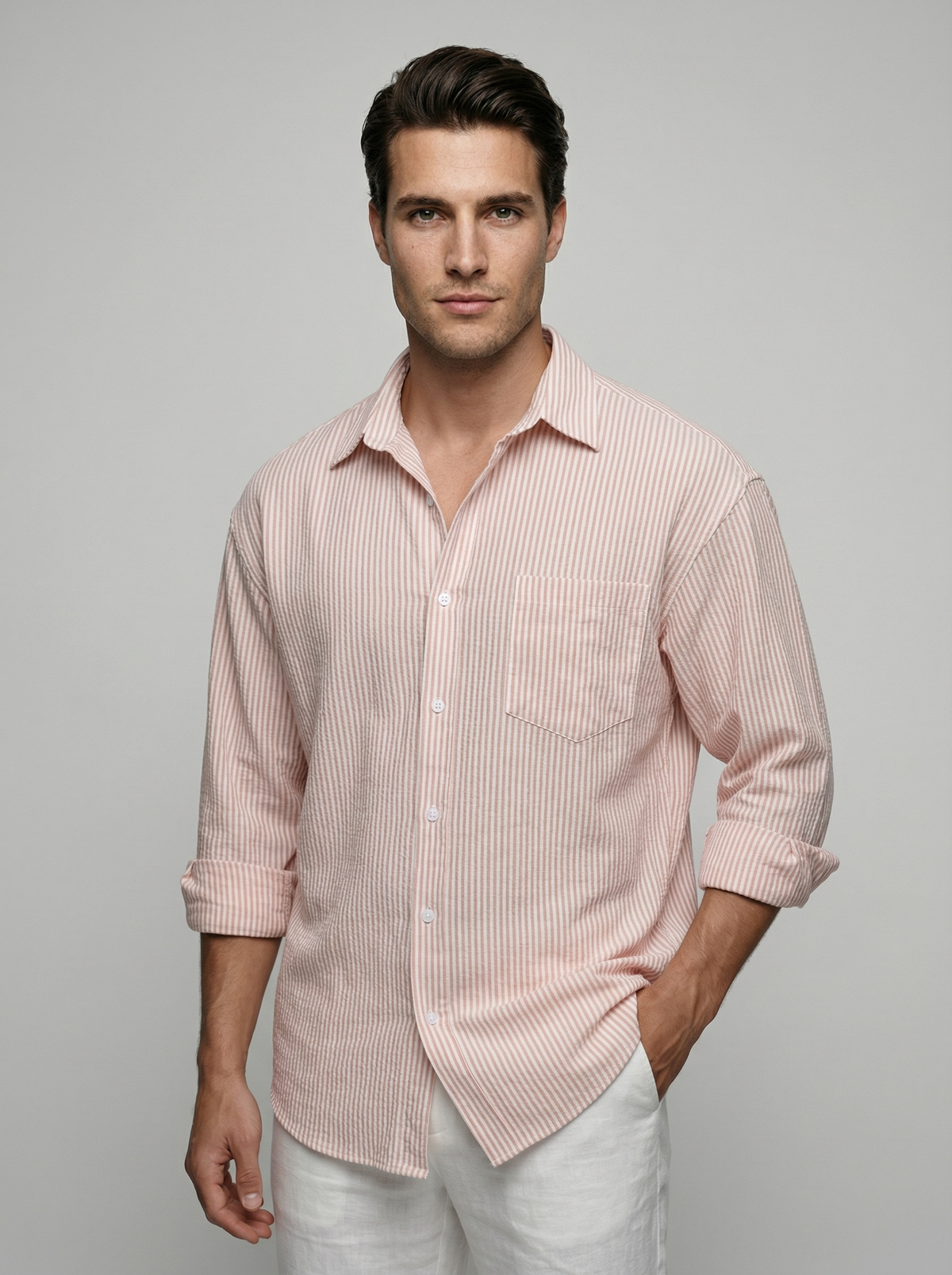 Pink Stripe / S, Pink Stripe / M, Pink Stripe / L, Pink Stripe / XL, Pink Stripe / 2XL,