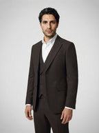 The Rowsley Three Piece Suit in Brown