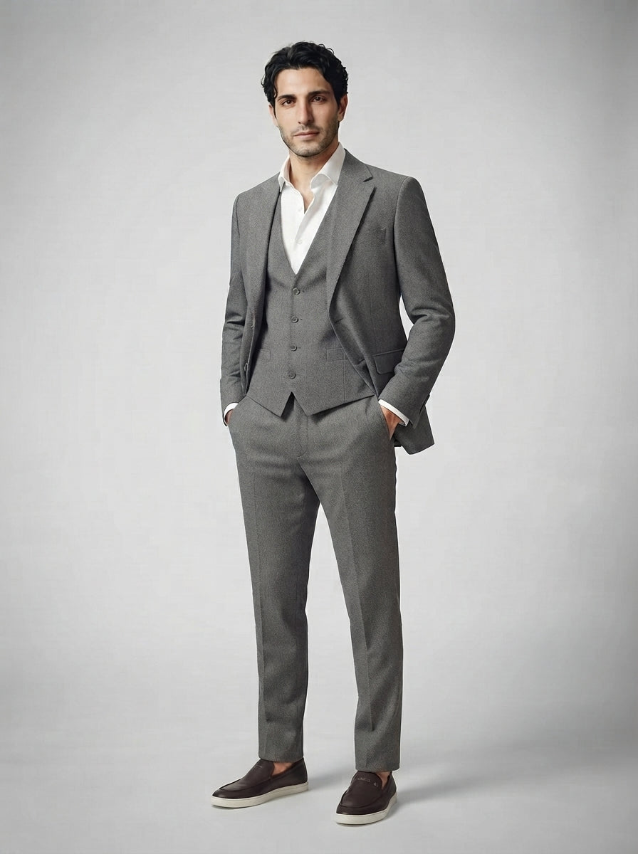 The Rowsley Three Piece Suit in Brown