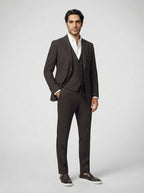 The Rowsley Three Piece Suit in Brown