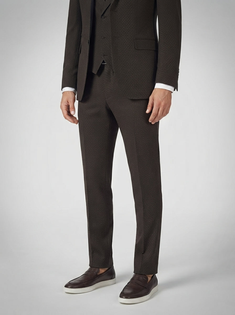 The Rowsley Three Piece Suit in Brown