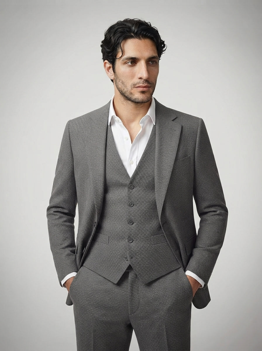 The Rowsley Three Piece Suit in Brown