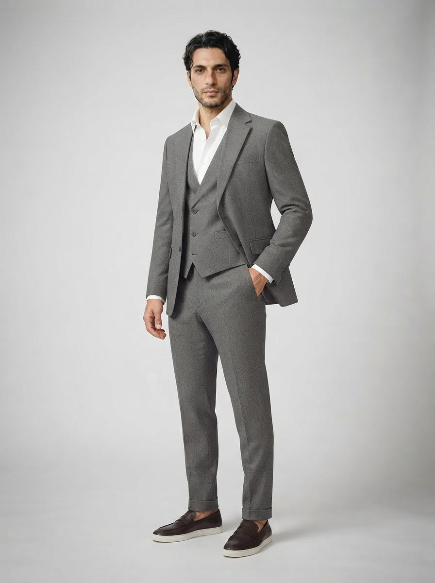The Rowsley Three Piece Suit in Brown