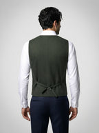 The Cavendish Tailored Vest in Olive