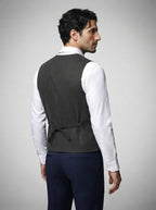 The Cavendish Tailored Vest in Gray