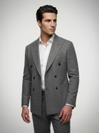 The Kingsbridge Double Breasted Suit in Gray