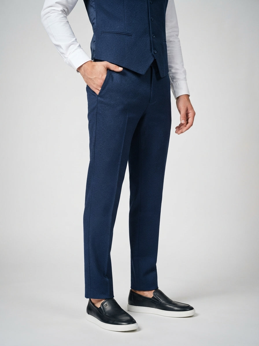 The Fairholme Three Piece Suit in Navy