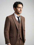 The Fairholme Three Piece Suit in Brown