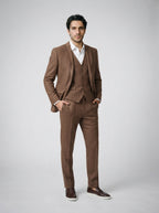 The Fairholme Three Piece Suit in Brown