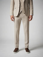The Fairholme Three Piece Suit in Beige