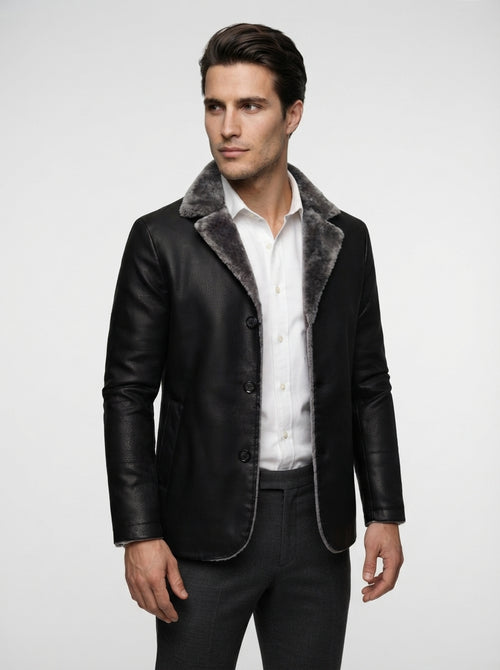 The Brackenridge Lined Blazer in Black