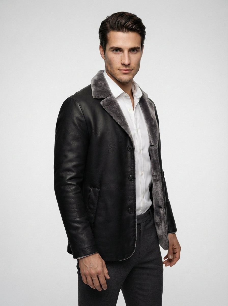 The Brackenridge Lined Blazer in Black