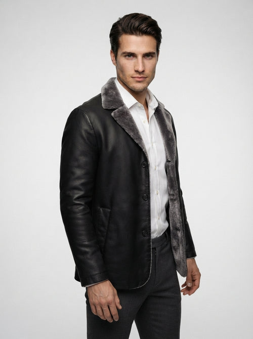 The Brackenridge Lined Blazer in Black