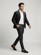 The Brackenridge Lined Blazer in Black