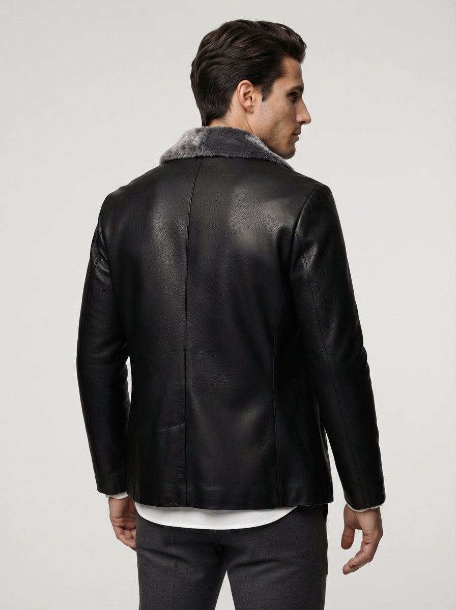 The Brackenridge Lined Blazer in Black