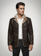 The Brackenridge Lined Blazer in Brown