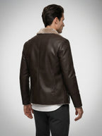 The Brackenridge Lined Blazer in Brown