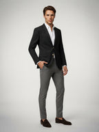 The Marlowe Notch Blazer in Black