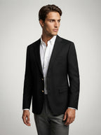 The Marlowe Notch Blazer in Black