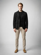 The Wingrave Patch Blazer in Black