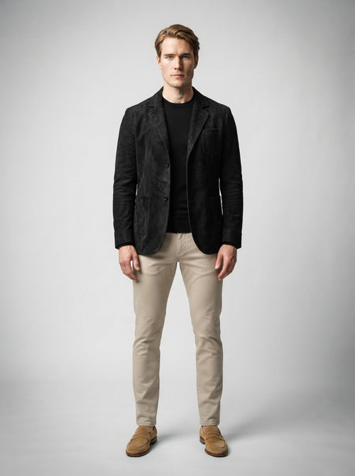 The Wingrave Patch Blazer in Black