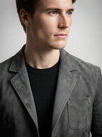 The Wingrave Patch Blazer in Gray