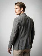 The Wingrave Patch Blazer in Gray