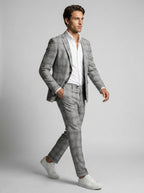 Gray Plaid / S, Gray Plaid / M, Gray Plaid / L, Gray Plaid / XL, Gray Plaid / 2XL,