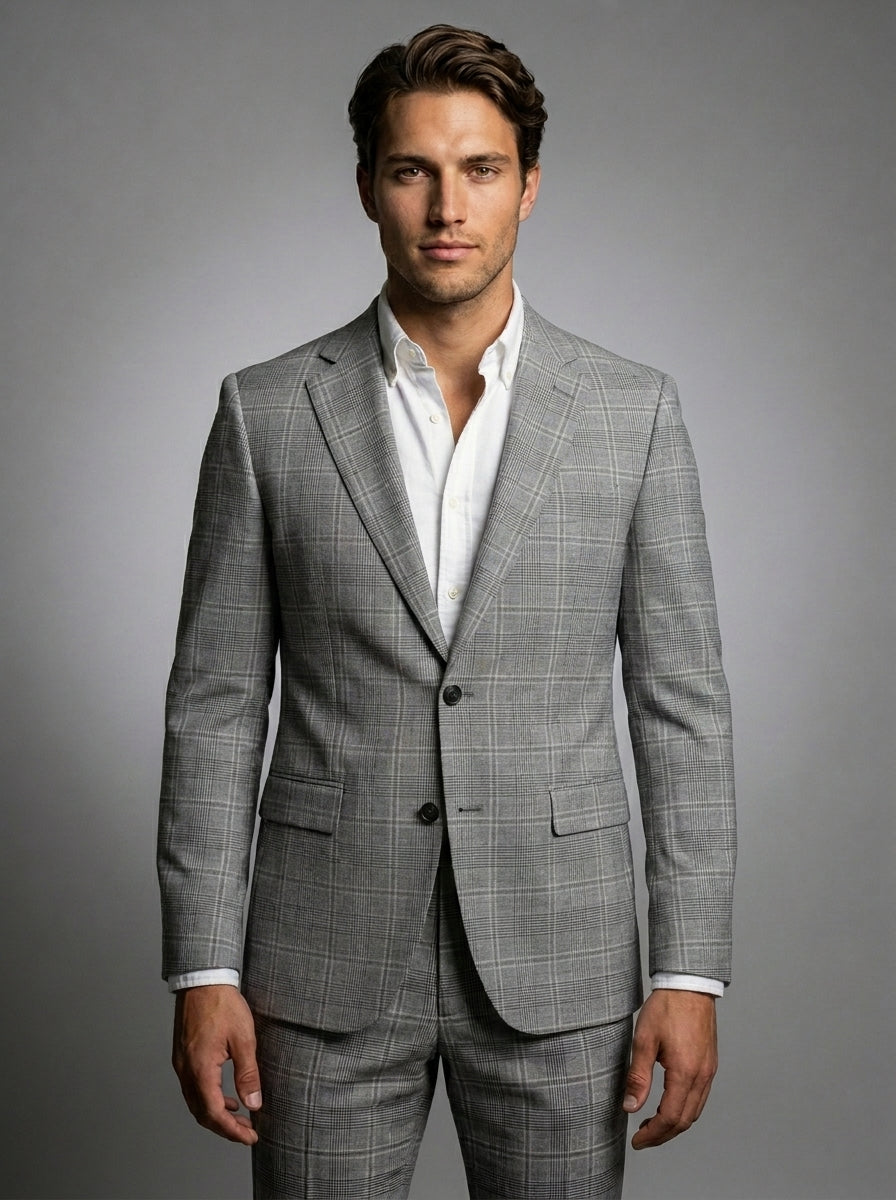 Gray Plaid / S, Gray Plaid / M, Gray Plaid / L, Gray Plaid / XL, Gray Plaid / 2XL,