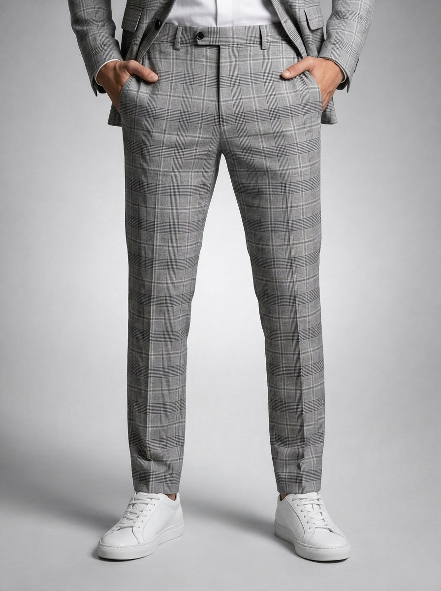 Gray Plaid / S, Gray Plaid / M, Gray Plaid / L, Gray Plaid / XL, Gray Plaid / 2XL,