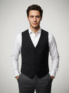The Denbury Suit Vest in Black