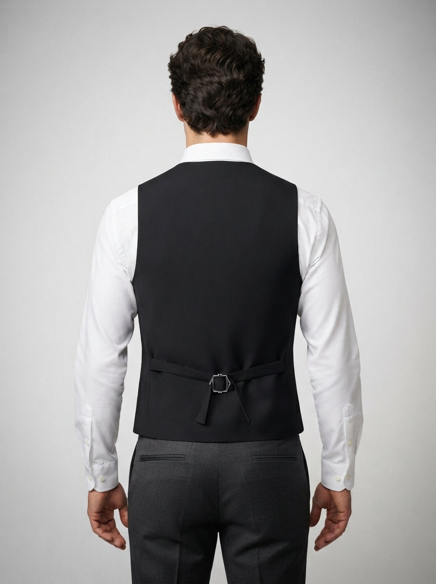 The Denbury Suit Vest in Black