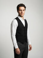 The Denbury Suit Vest in Black