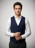 The Denbury Suit Vest in Navy
