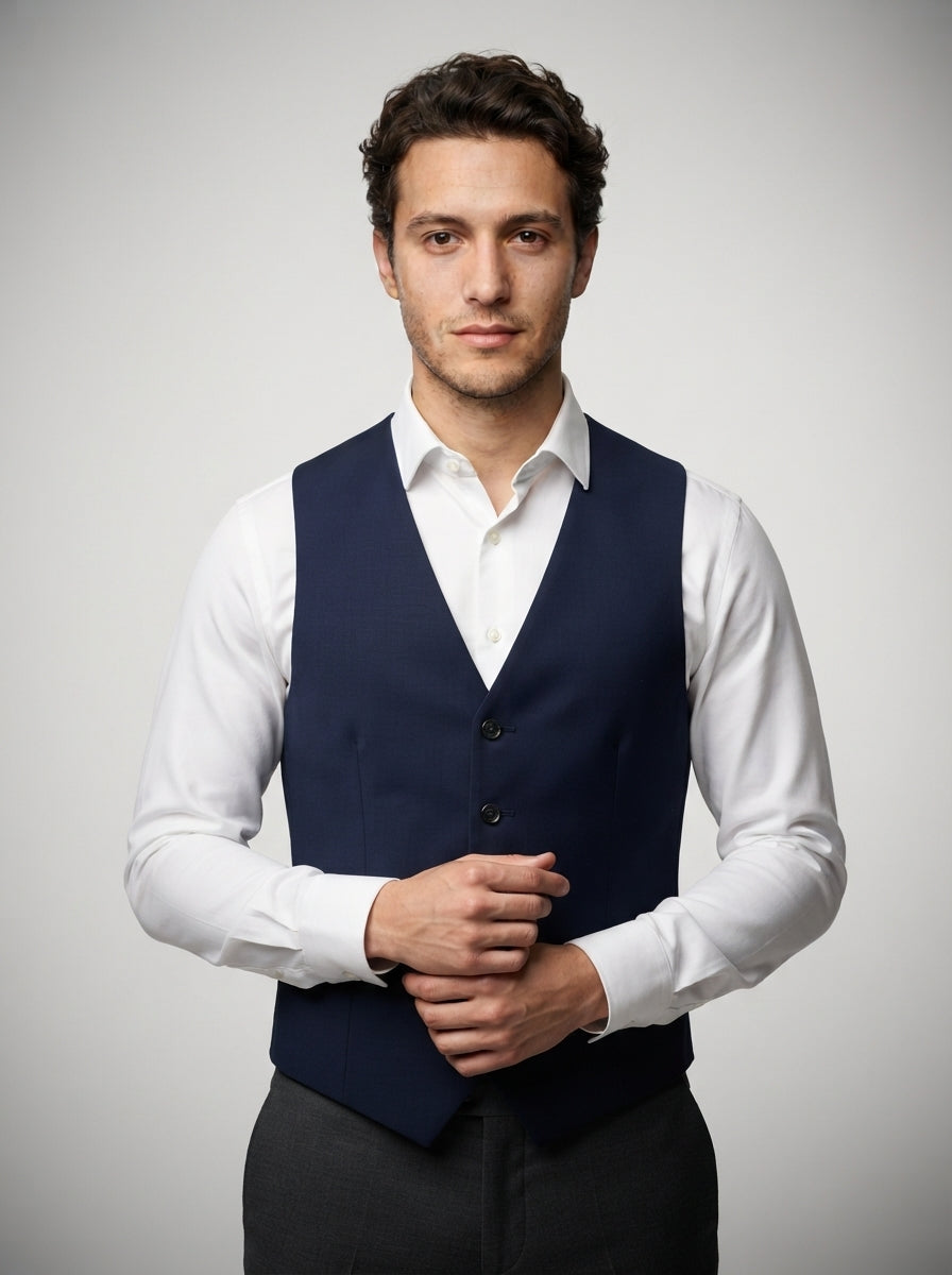 The Denbury Suit Vest in Navy