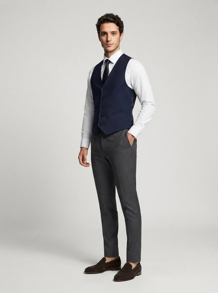 The Denbury Suit Vest in Navy