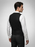 The Foxbury Flap Pocket Vest in Charcoal