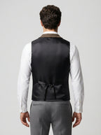 The Vernham Peak Lapel Vest in Brown