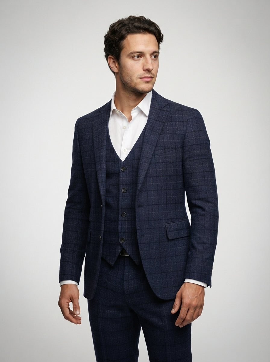 The Ambleside Three Piece Suit in Navy