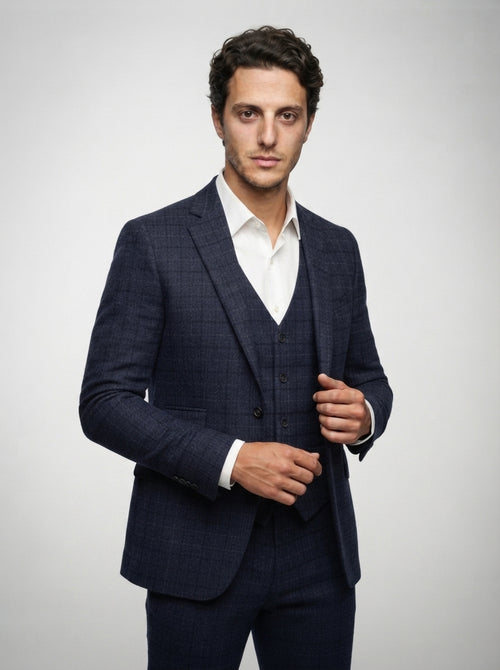 The Ambleside Three Piece Suit in Navy