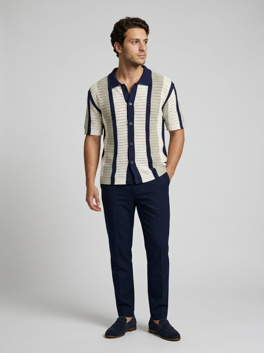 Cream/Navy / S, Cream/Navy / M, Cream/Navy / L, Cream/Navy / XL, Cream/Navy / 2XL,