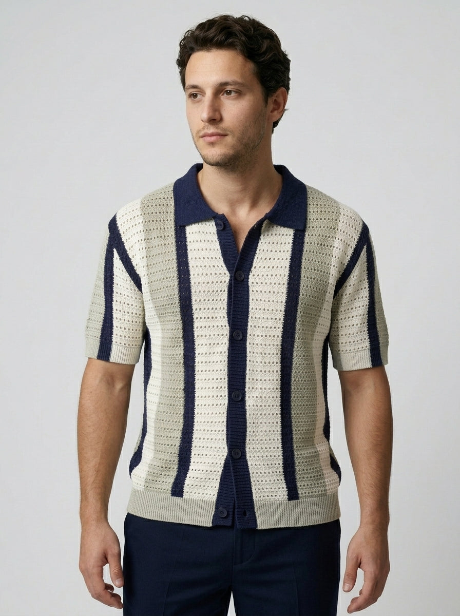 Cream/Navy / S, Cream/Navy / M, Cream/Navy / L, Cream/Navy / XL, Cream/Navy / 2XL,