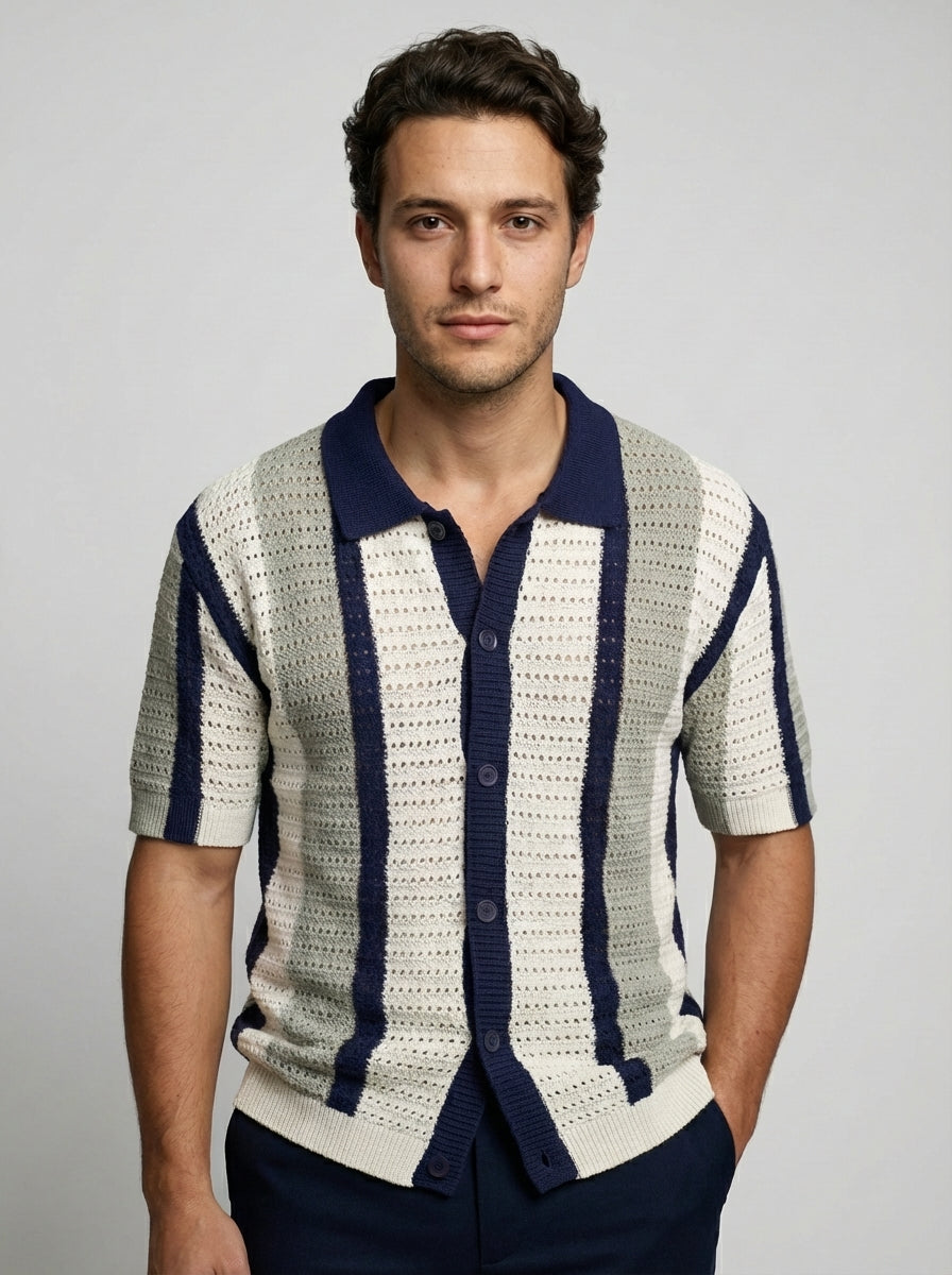 Cream/Navy / S, Cream/Navy / M, Cream/Navy / L, Cream/Navy / XL, Cream/Navy / 2XL,