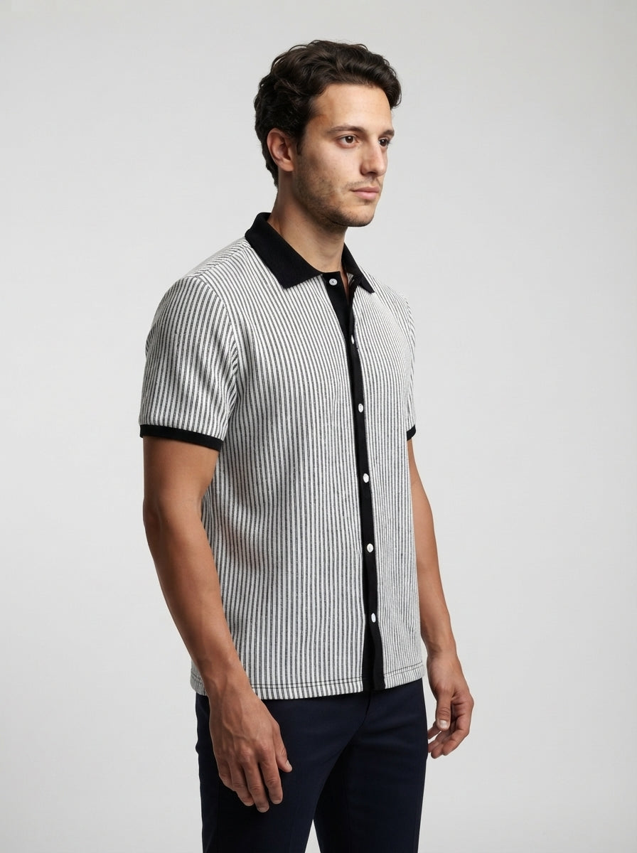 The Sudeley Knit Shirt in White