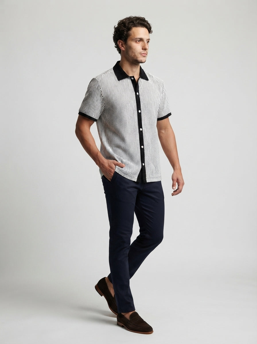 The Sudeley Knit Shirt in White