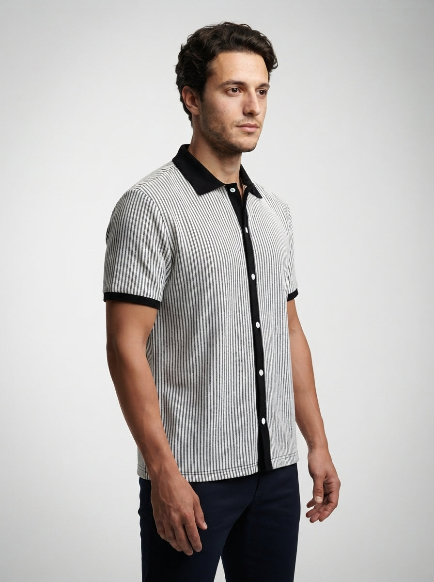 The Sudeley Knit Shirt in White